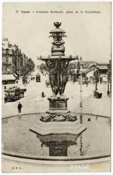 La fontaine Bartholdi à Reims